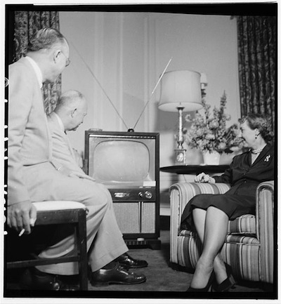 First Family watching TV