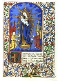 Page from a medieval book of hours