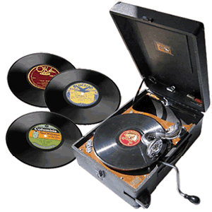 78s and a gramophone